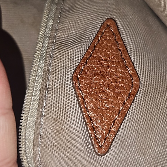 Fossil Jenna Satchel 2 Tone Tote/Shoulder Bag - Picture 9 of 13